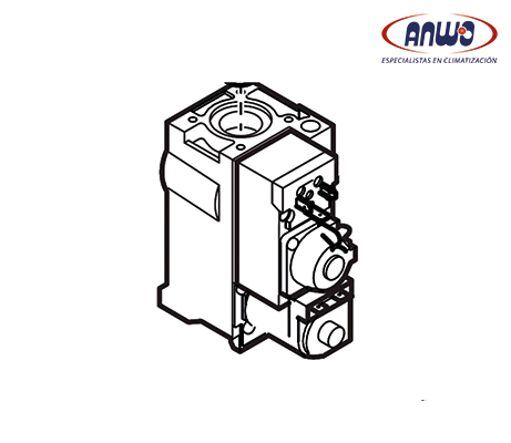 VALV.GAS SIT 822 - BAXI LUNA HT 1.850-1.1000 MP 1.90-1.110
